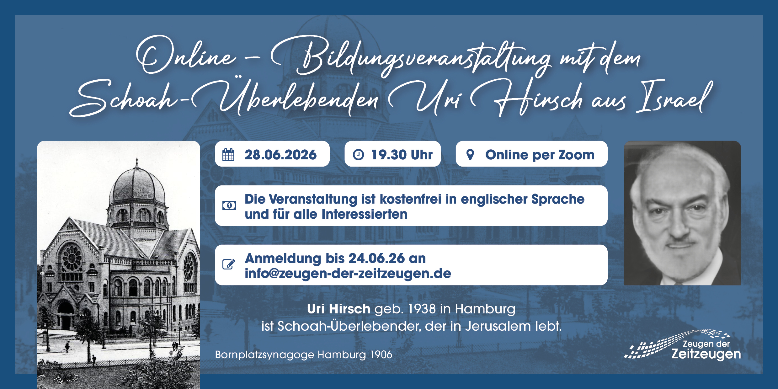 Online-Bildungsveranstaltung mit Uri Hirsch