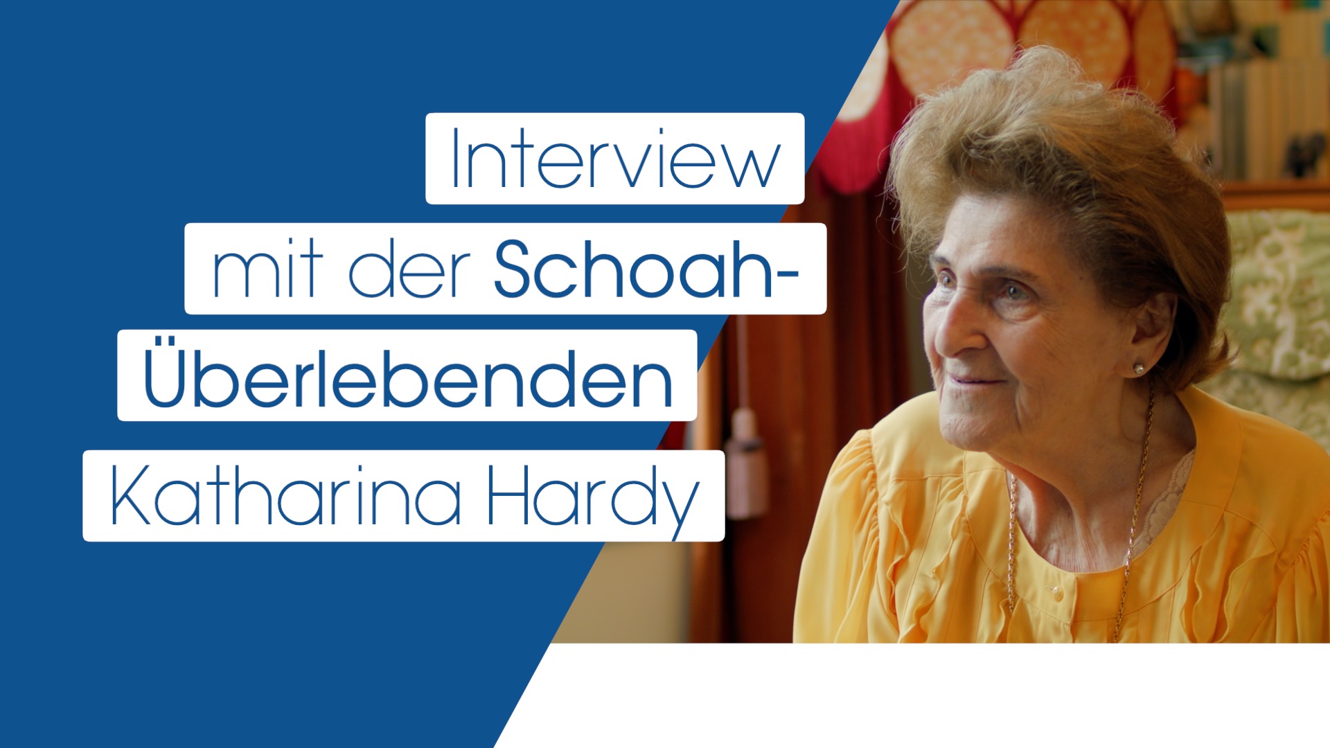 Interview mit Katharina Hardy, Überlebende der KZs Ravensbrück und Bergen-Belsen
